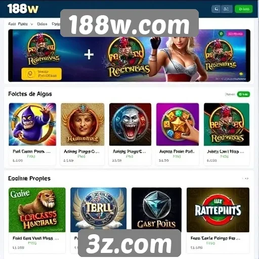 Análise das ofertas de jogos disponíveis no 188w.com